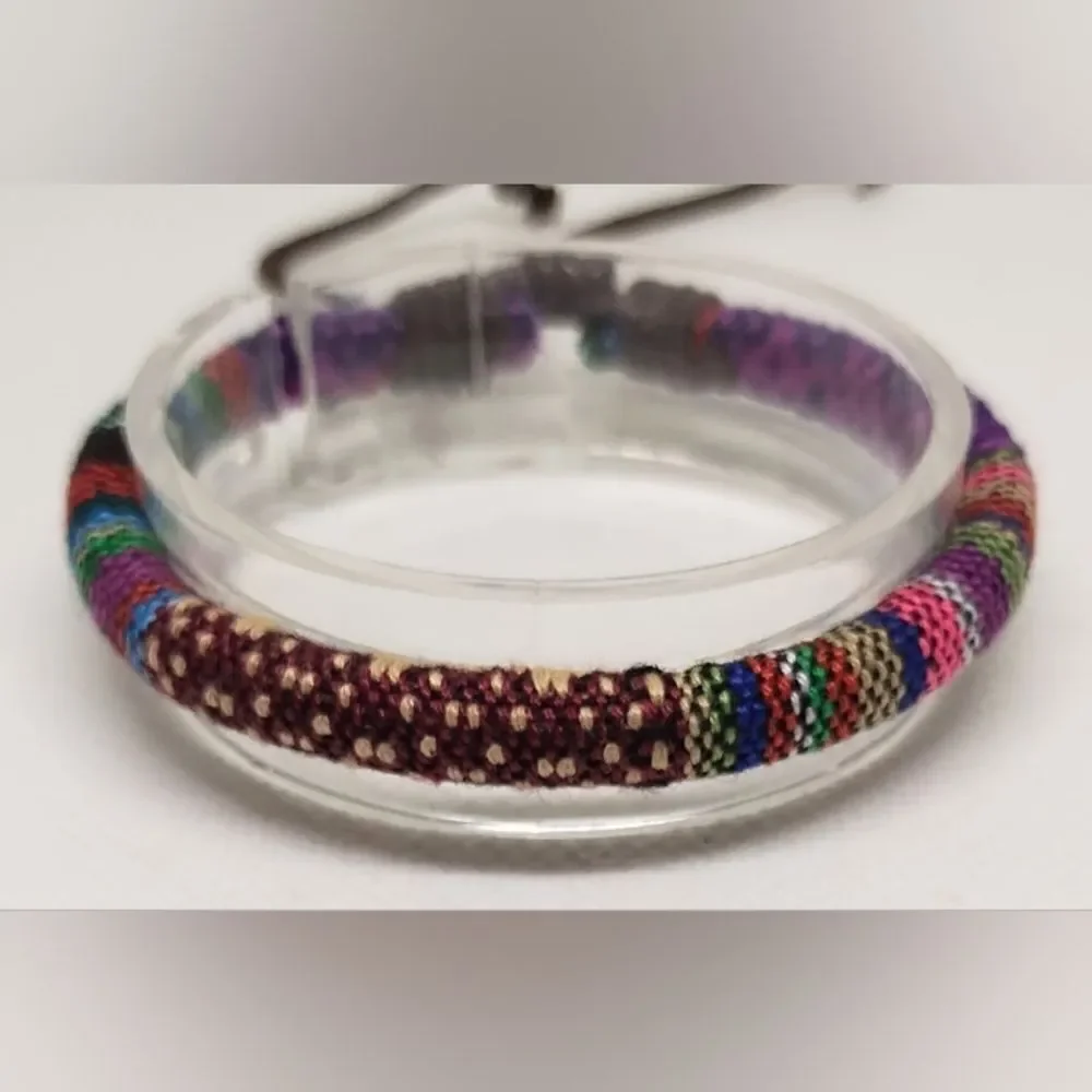Men's bracelet striped‎ punk new e56